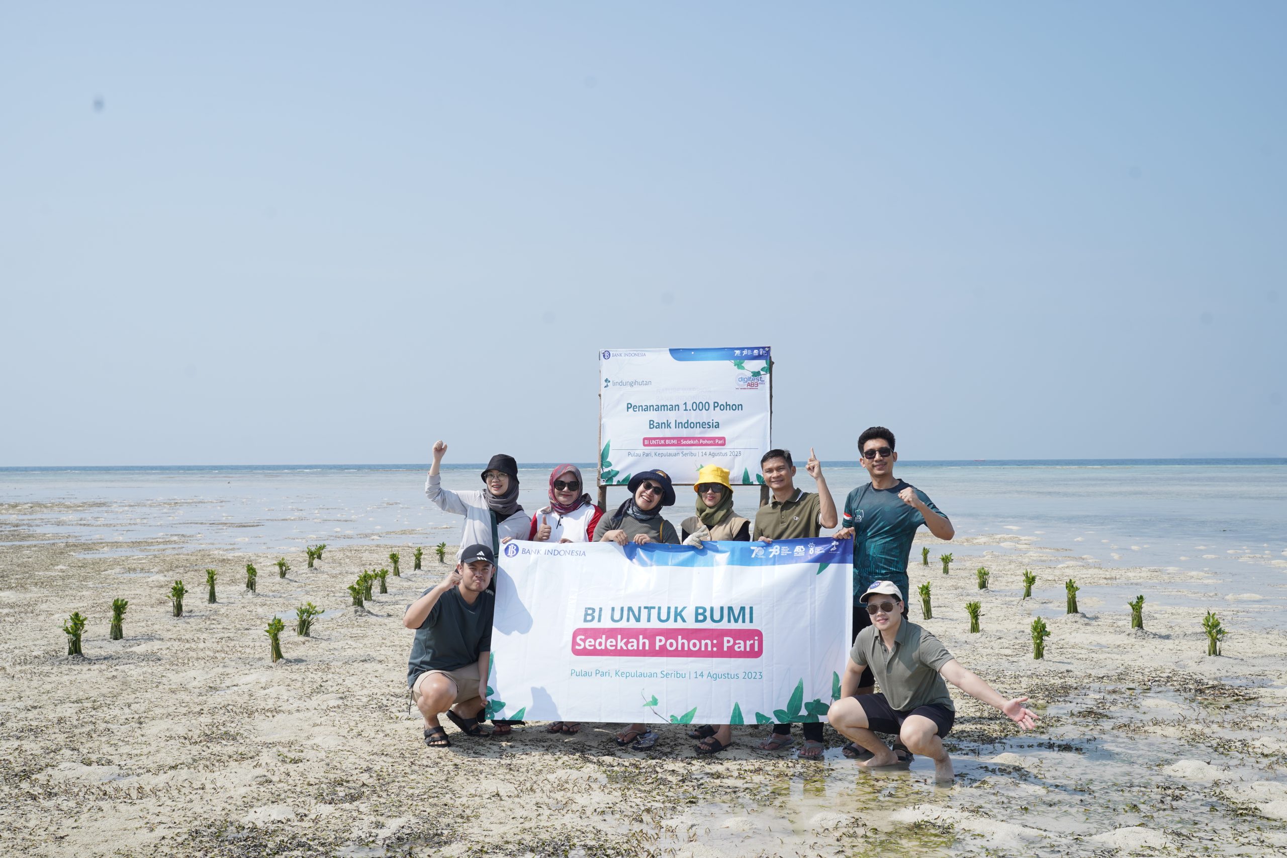 Ceremony Penanaman Bersama Perwakilan Employees Bank Indonesia