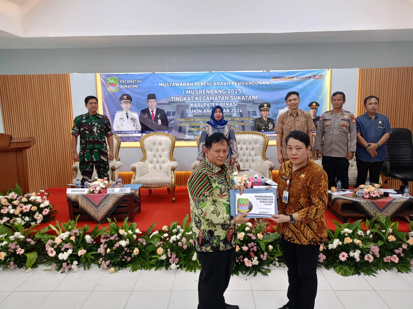 Acara Musrenbang Kecamatan Sukatani