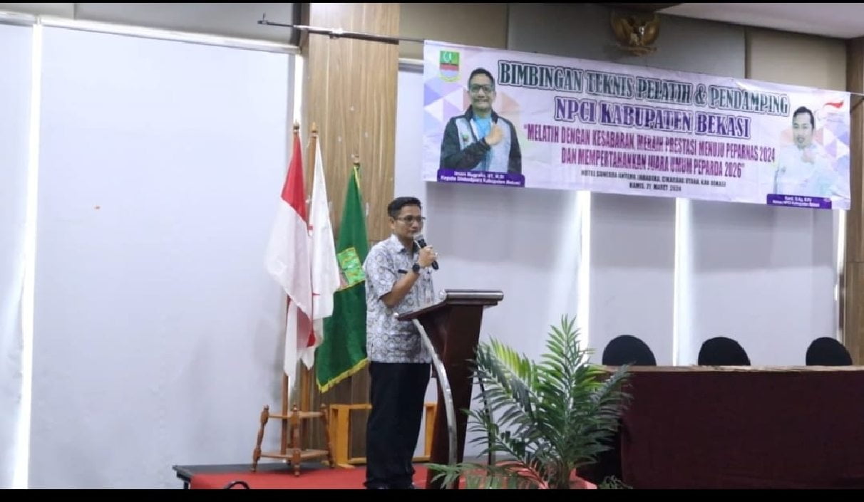 Pelatih dan Pendamping Atlet NPCI Kabupaten Bekasi Ikuti Bimtek Menuju Peparnas 2024