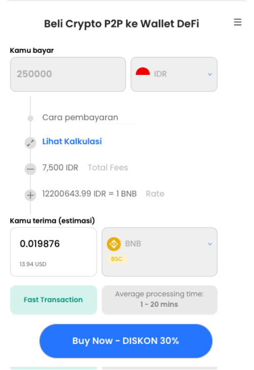 Beli Kripto PEPE di P2P Beli Finance