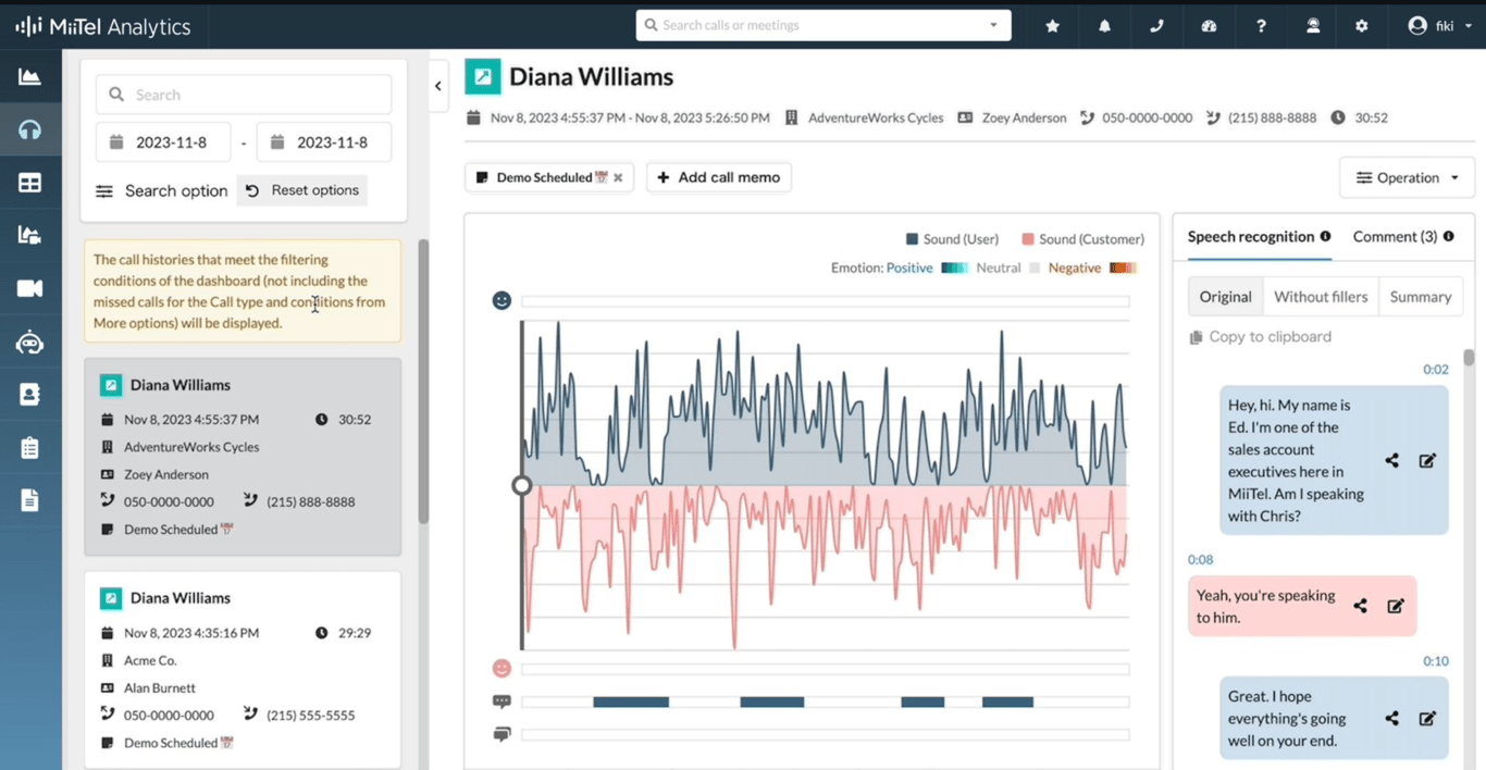 Ilustrasi tampilan dashboard MiiTel