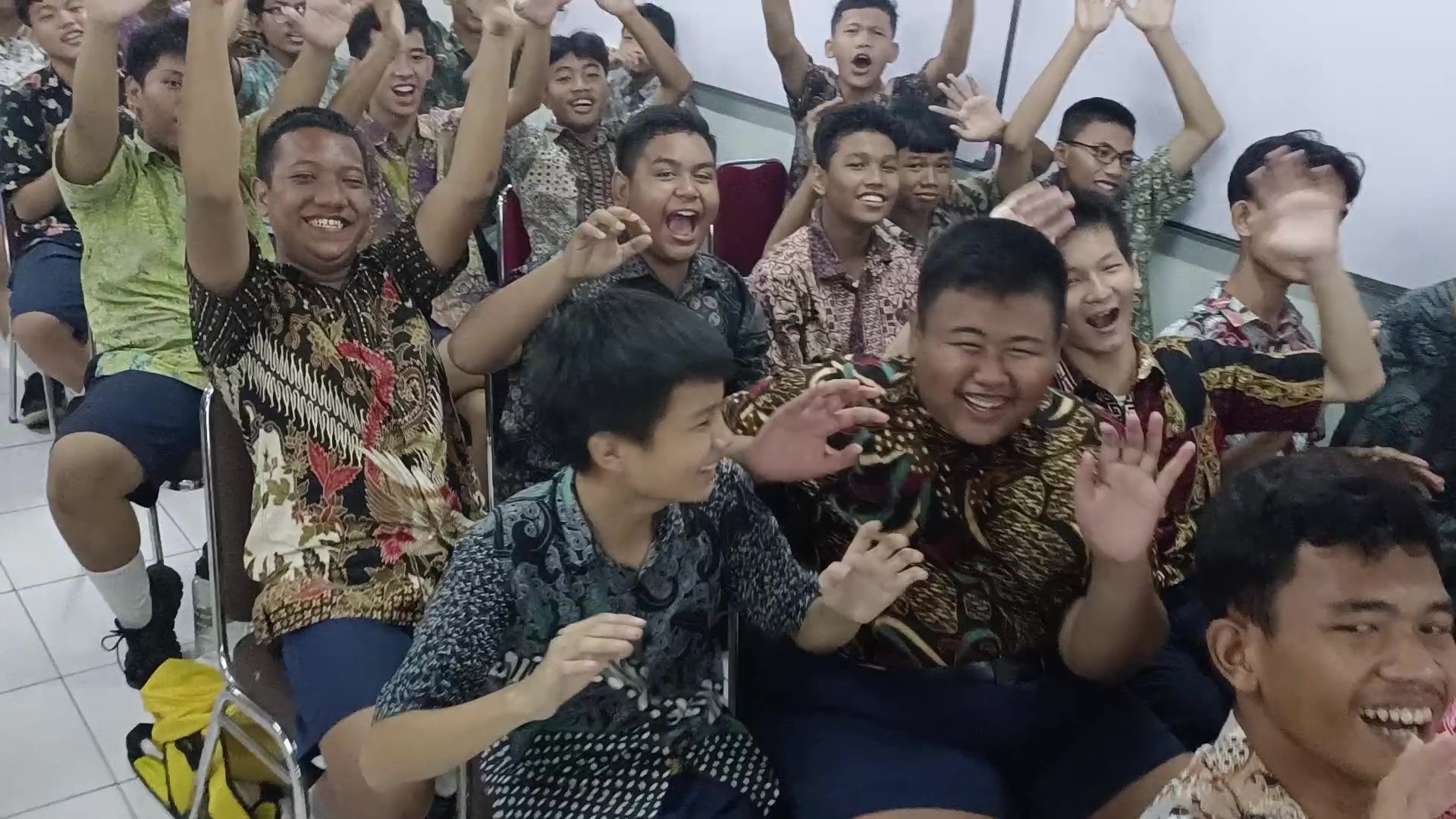 Potret antusiasme siswa selama sesi acara berlangsung (Sumber: Dokumentasi pribadi)