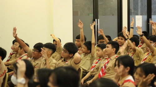 Siswa-siswi yang bersiap untuk berpartisipasi dalam kegiatan workshop. Sumber gambar: Dok. Pribadi.