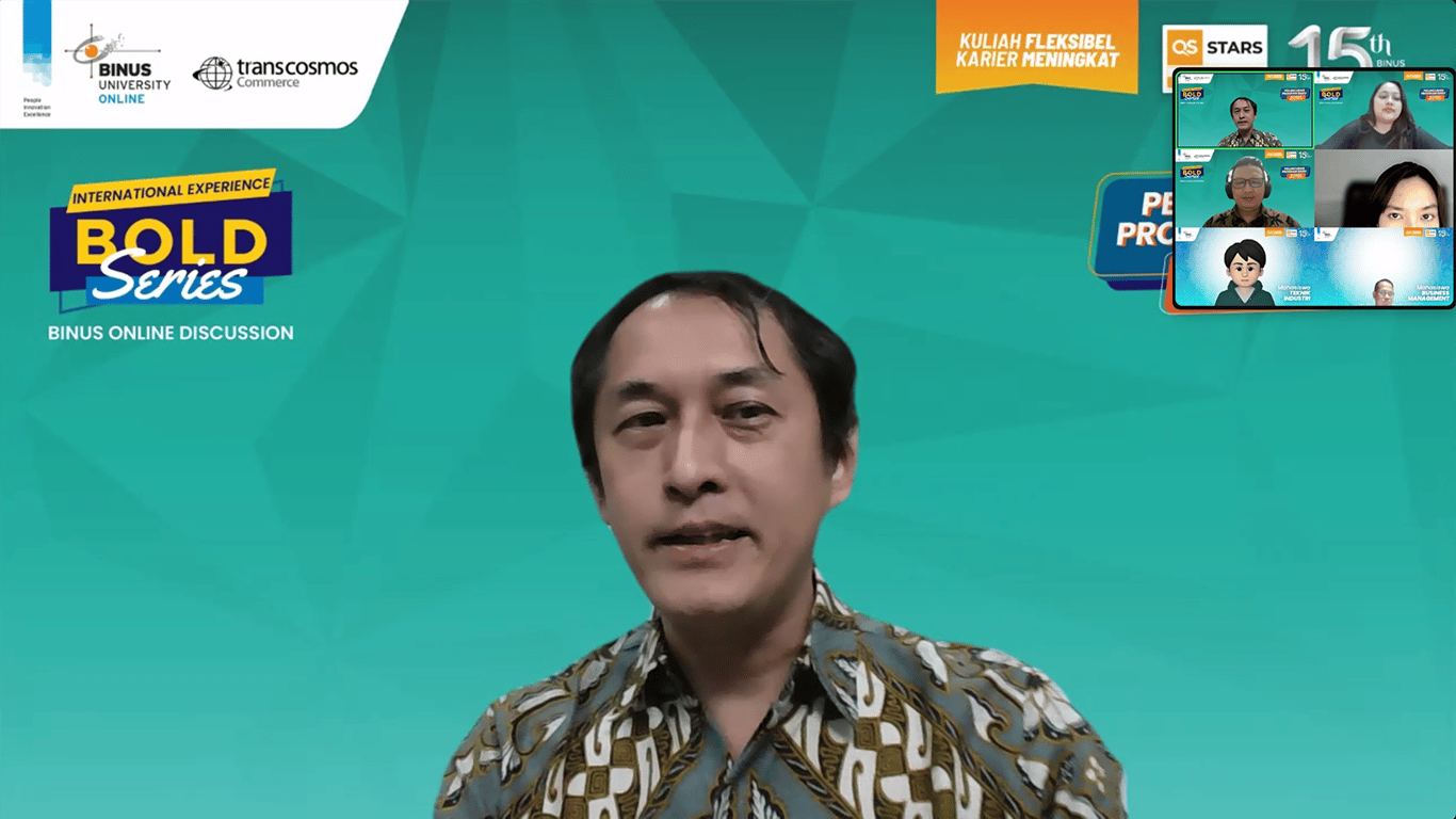 Mr. Naoto Osada pada Launching New Major - Business Analytics Binus Online, Kamis 27 Juni 2024