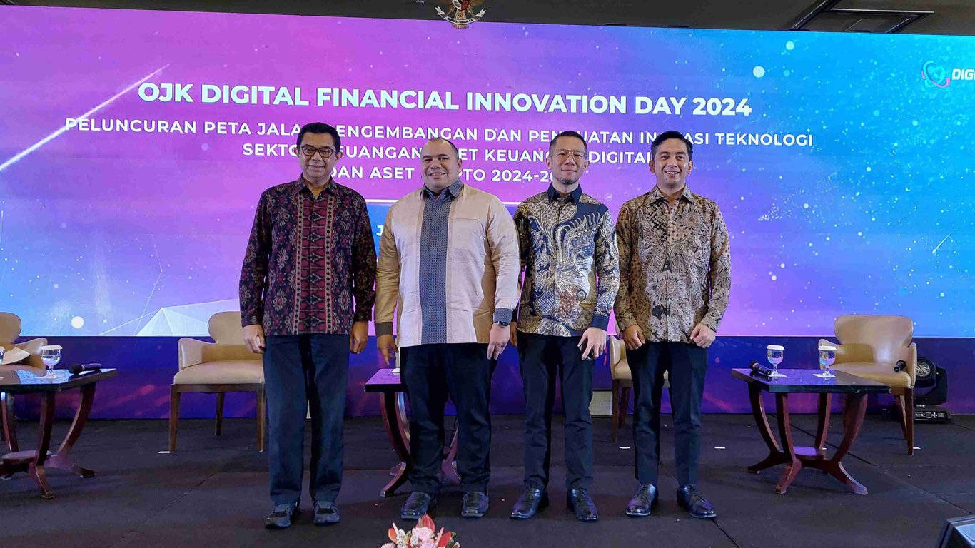 Peluncuran Peta Jalan Pengembangan dan Penguatan Inovasi Teknologi Sektor Keuangan, Aset Keuangan Digital dan Aset Kripto 2024-2028 di Jakarta, Jumat (9/8). Sumber: Tokocrypto.