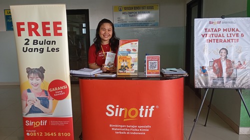 Foto Stand SINOTIF yang ada di acara Workshop Kali Ini. Sumber : Dok Pribadi