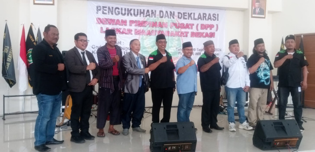 Dewan Pimpinan Pusat Laskar Masyarakat Bekasi (DPP LMB) Gelar Pengukuhan Dan Deklarasi