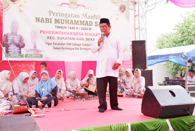 Kades Sukaasih Peringati Maulid Nabi Muhammad SAW 1446 H