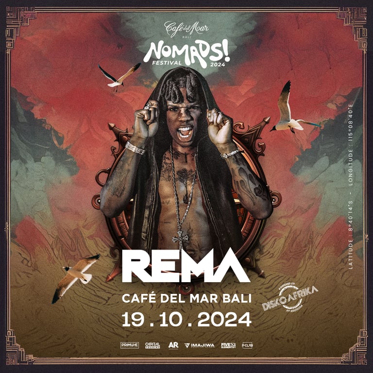 REMA to Headline NOMADS! Festival 2024 in Bali