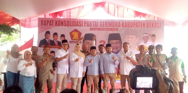 PAPERA Kabupaten Bekasi Hadiri Konsolidasi Kemenangan BN Holik - Faizal Yang Digelar Oleh DPC Gerindra Kabupaten Bekasi