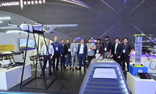 Tim Terra Drone Indonesia dan NDTTCS di ADIPEC 2024