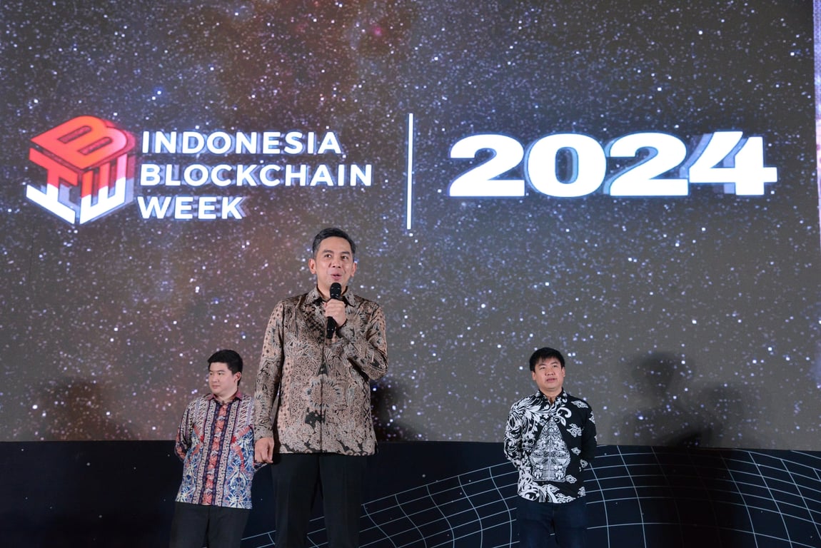 CEO Tokocrypto, Yudhono Rawis di acara Indonesia Blockchain Week (IBW) 2024 di The Ritz-Carlton Pacific Place Jakarta. Sumber: Tokocrypto.