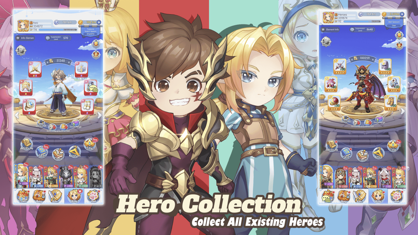 Collect all existing Heroes