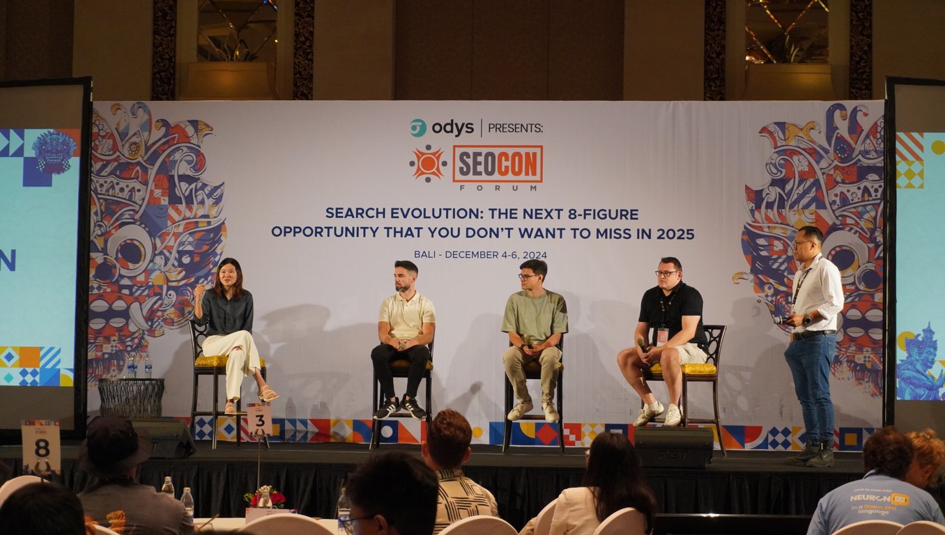 Para praktisi SEO dan pemasaran kelas dunia membagikan insight dalam SEOCon Forum Bali, 4-6 Desember 2024.