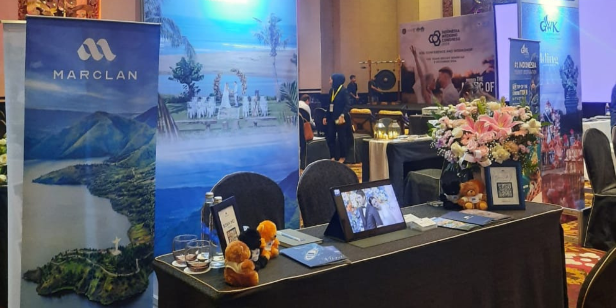 Booth Marclan di Indonesia Wedding Congress 2024