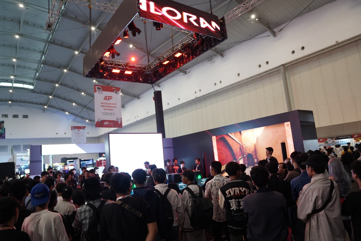 Keramaian pengunjung di booth Valorant (Riot Games) pada IGF 2024