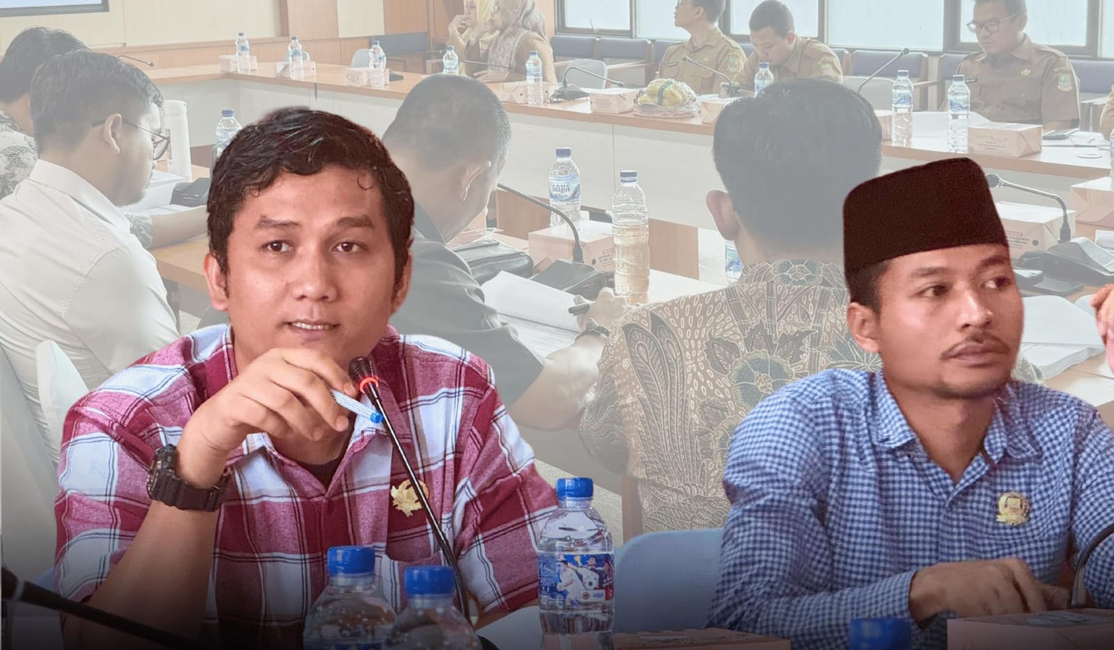 Keterangan foto: Jiovanno Nahampun anggota komisi I DPRD Kabupaten Bekasi