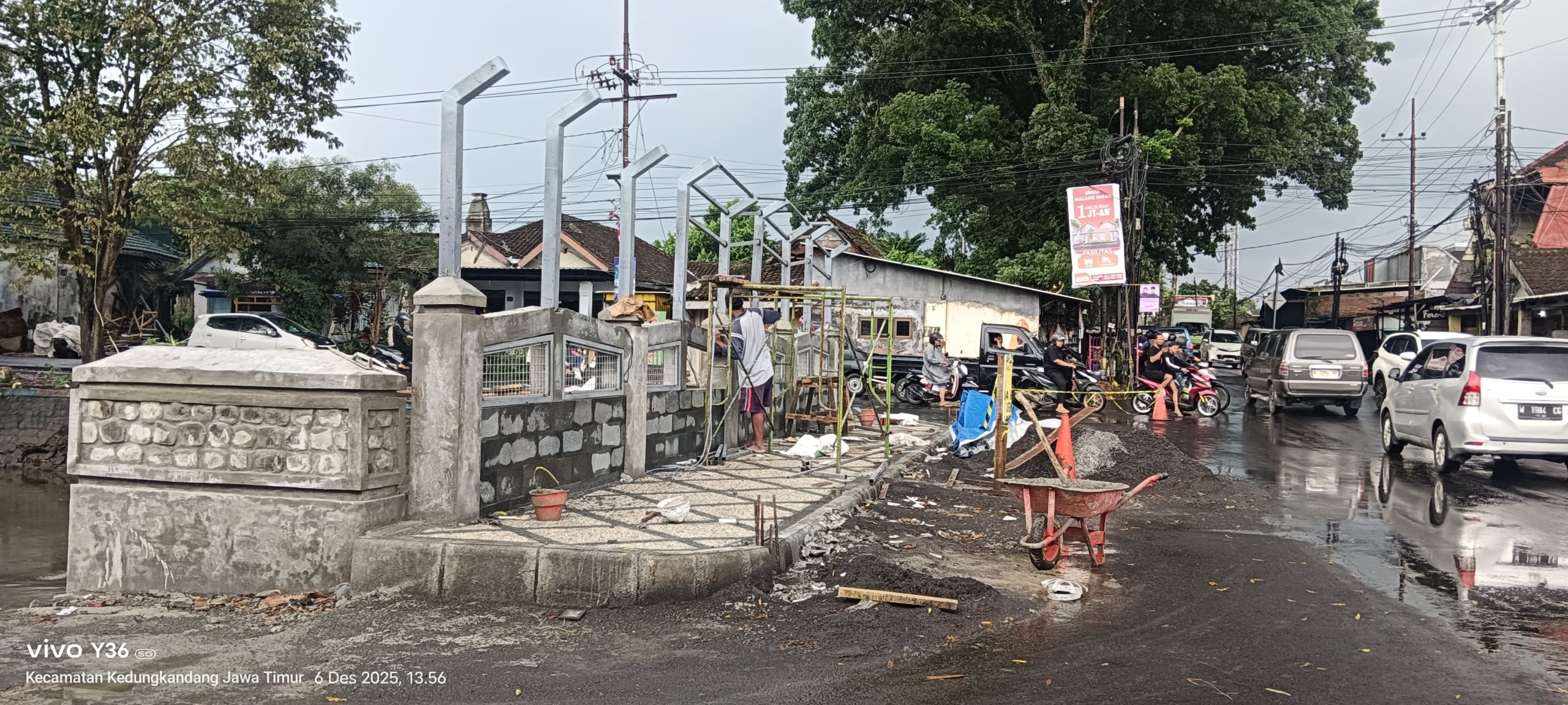 pelebaran Jembatan di Kedungkandang yang tengah dikebut Pemerintah Kota (Pemkot) Malang
