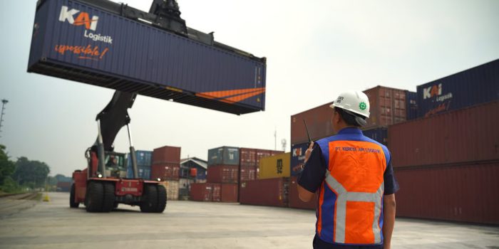 Lebih dari 1 juta Ton Barang Diangkut via Kereta Kontainer, Setara Mengurangi Pergerakan Hampir 60 Ribu Truk di Jalan Raya