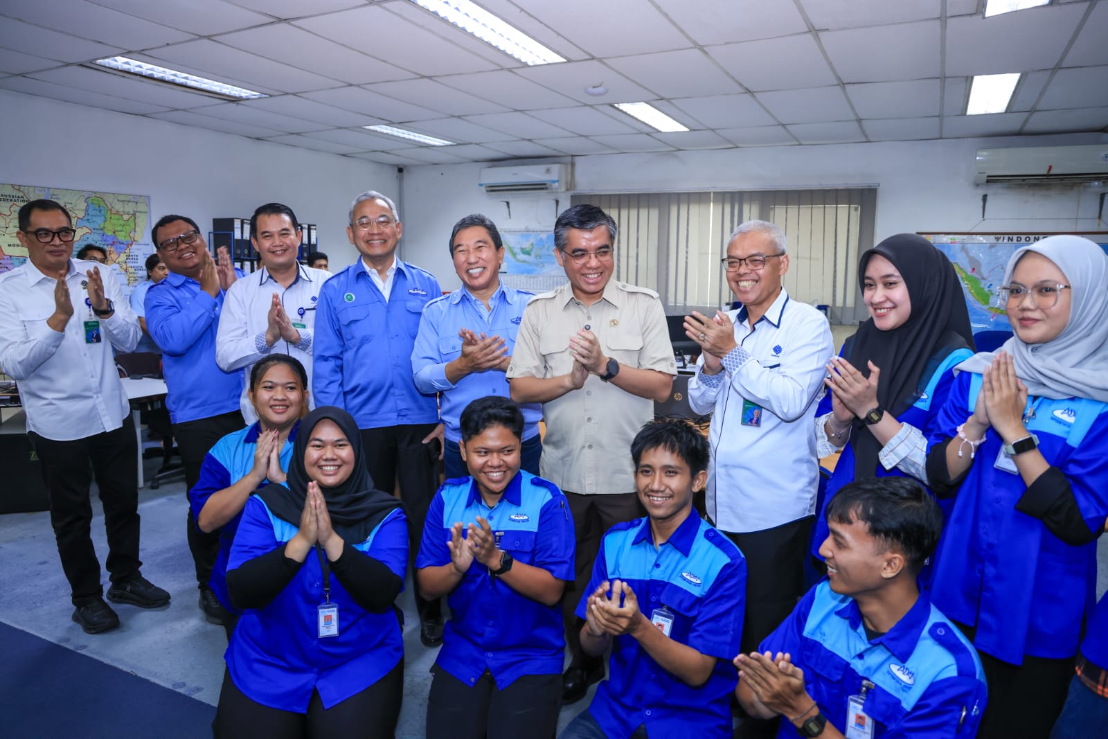 Kunjungan Menaker di Kawasan Jababeka Cikarang 